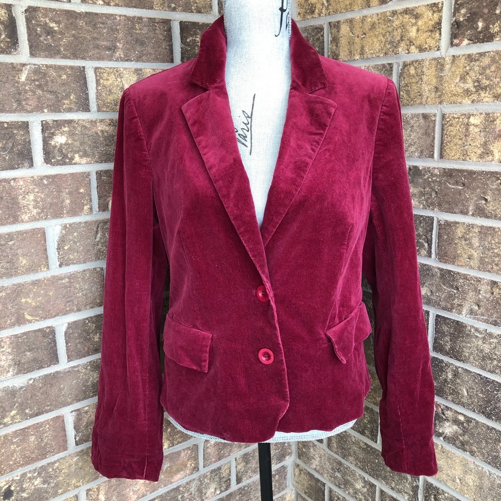 2 for $25 / Kenneth Cole Red Velvet Blazer